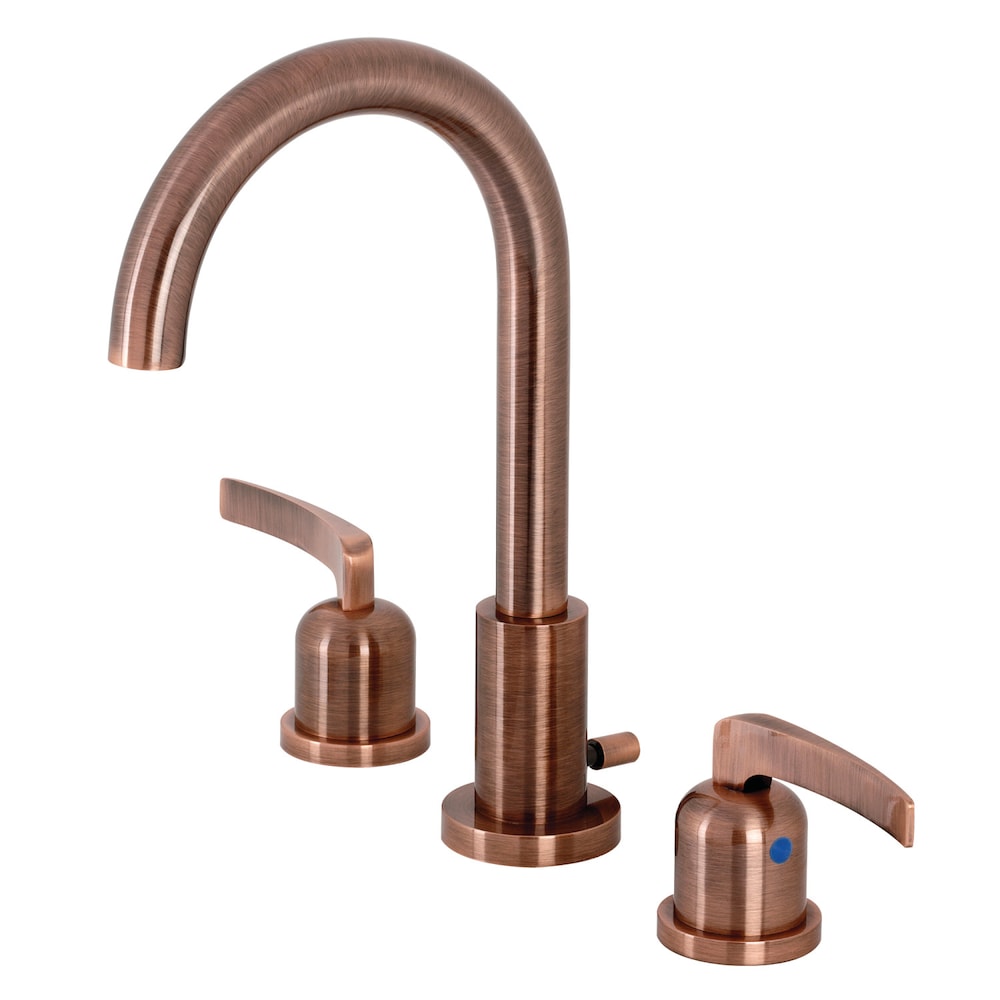 Centurion French 8 inch Widespread 2-Handle Bathroom Faucet in Antique Copper