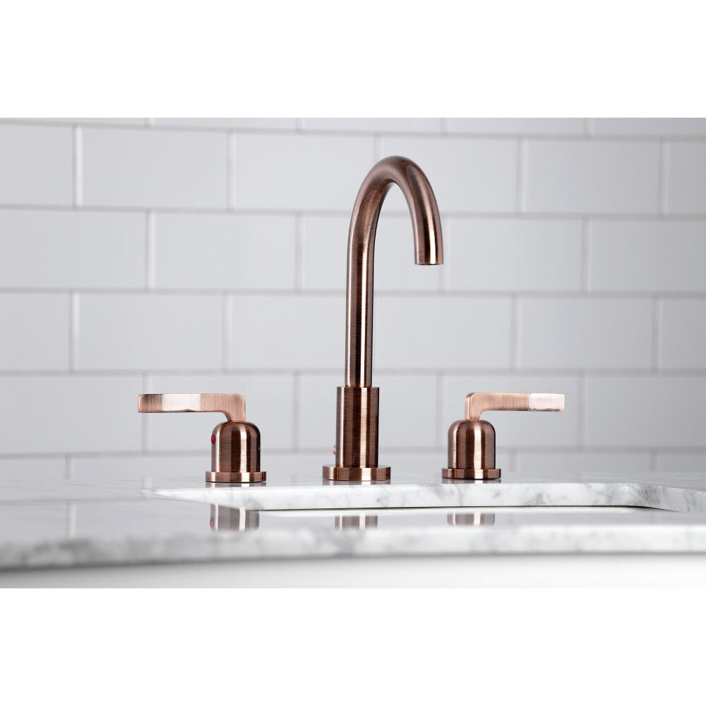 Centurion French 8 inch Widespread 2-Handle Bathroom Faucet in Antique Copper