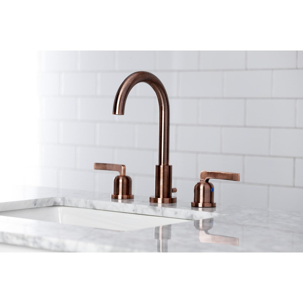 Centurion French 8 inch Widespread 2-Handle Bathroom Faucet in Antique Copper
