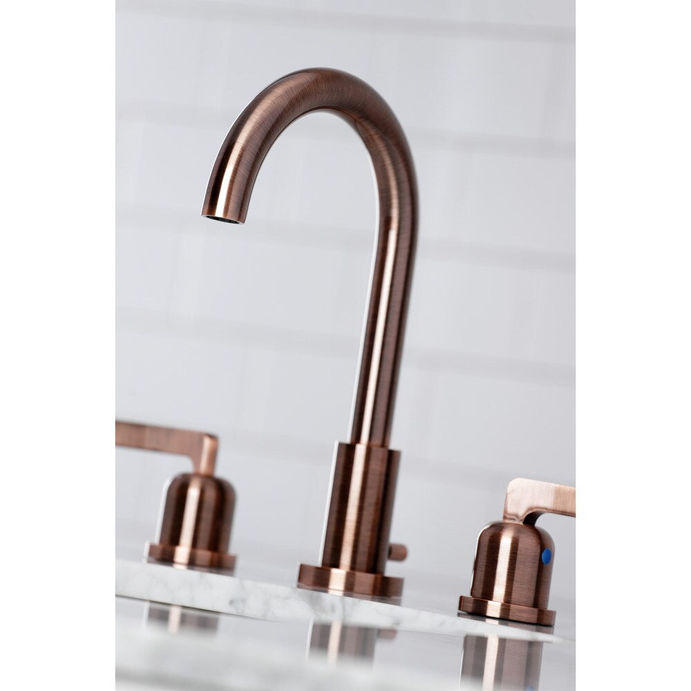 Centurion French 8 inch Widespread 2-Handle Bathroom Faucet in Antique Copper