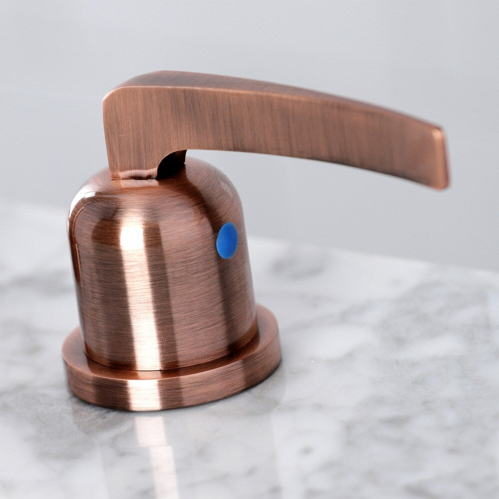 Centurion French 8 inch Widespread 2-Handle Bathroom Faucet in Antique Copper