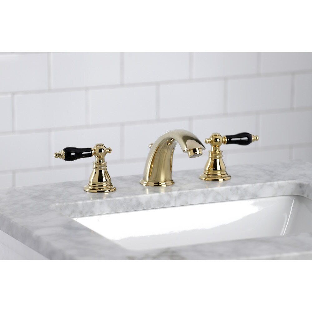 Duchess Classic 8 inch Widespread 2-Handle Bathroom Faucet in Polished Brass