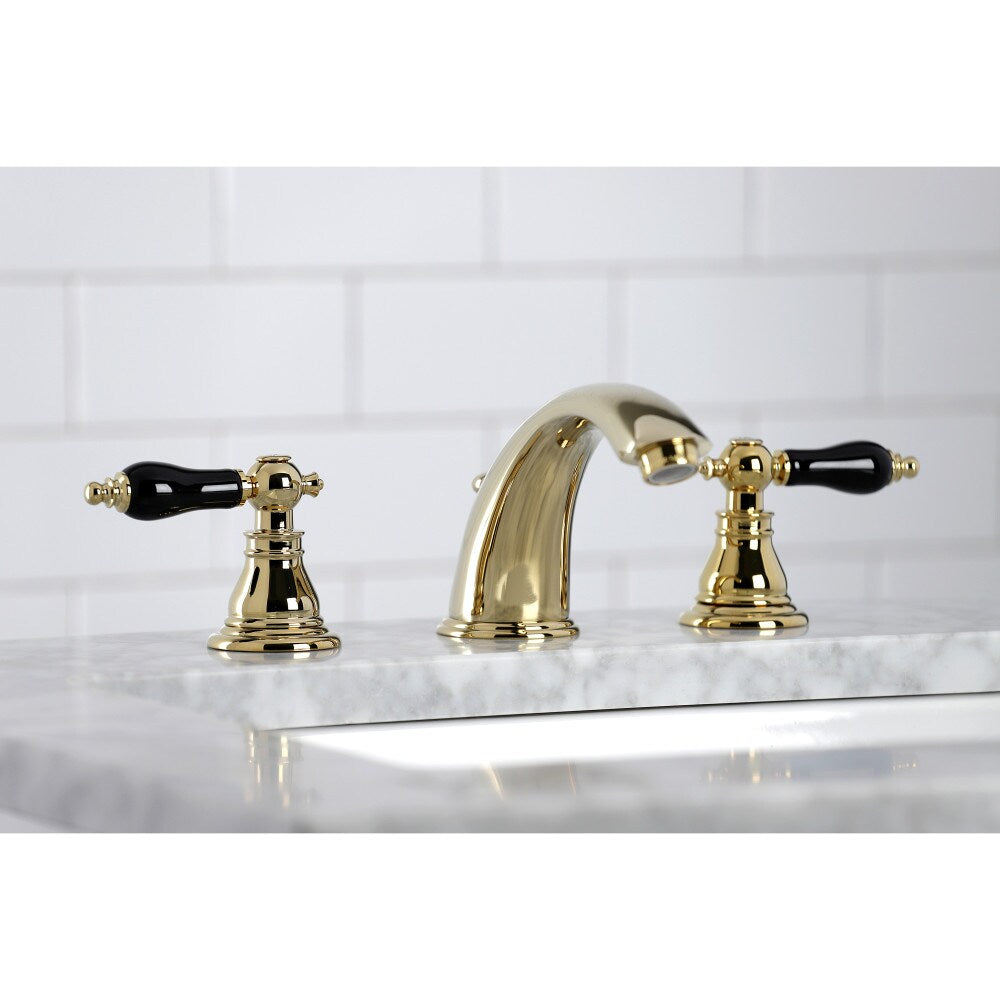 Duchess Classic 8 inch Widespread 2-Handle Bathroom Faucet in Polished Brass