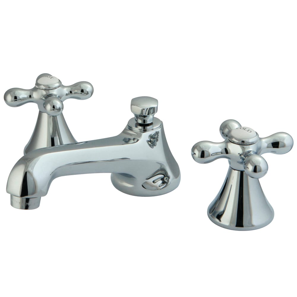 Robinet de salle de bain à 2 poignées de 8 pouces de style moderne en chrome