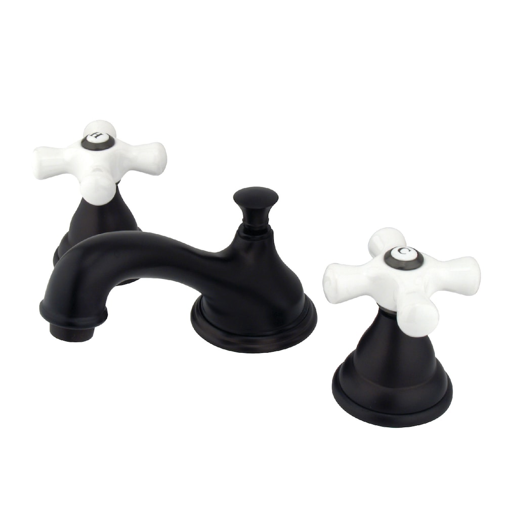 Royale Porcelain 8 inch Widespread 2-Handle Bathroom Faucet in Oil Rubbed Bronze