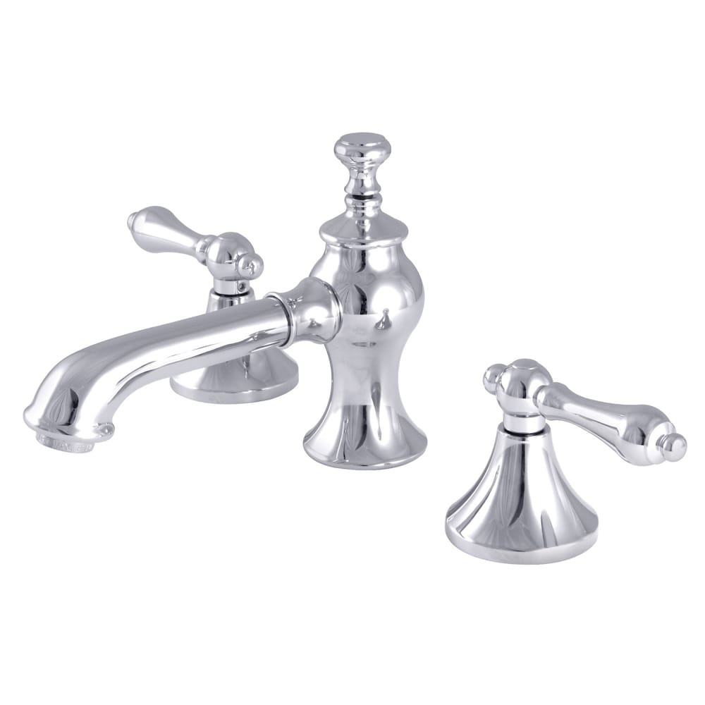 Robinet de salle de bain à 2 poignées de 8 pouces de style vintage en chrome