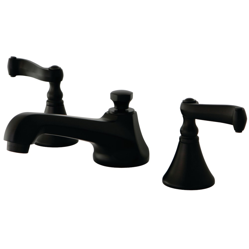 Modern French 8 inch Widespread 2-Handle Bathroom Faucet in Oil Rubbed Bronze