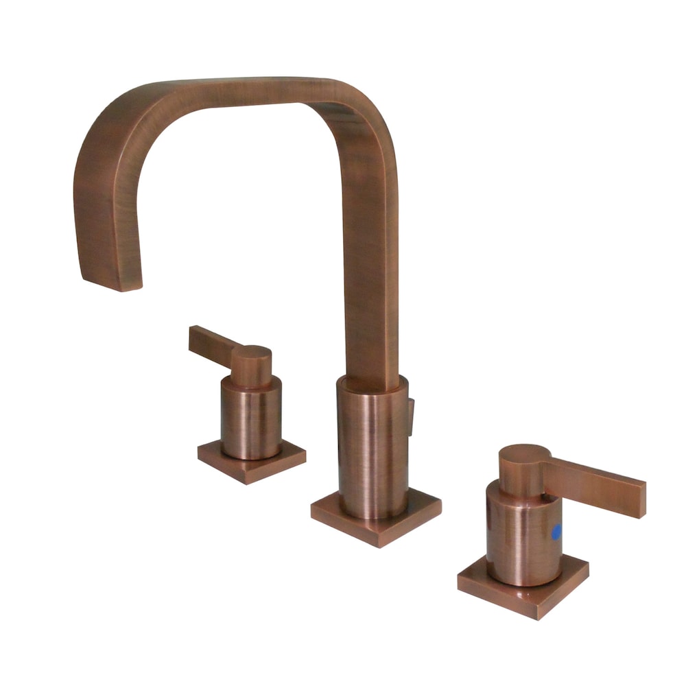 NuvoFusion 8 inch Widespread 2-Handle Bathroom Faucet in Antique-Copper