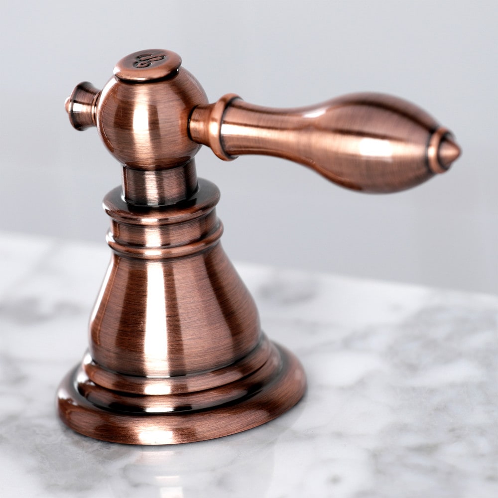 Robinet de salle de bain à 2 poignées de 8 pouces de style classique américain en cuivre antique