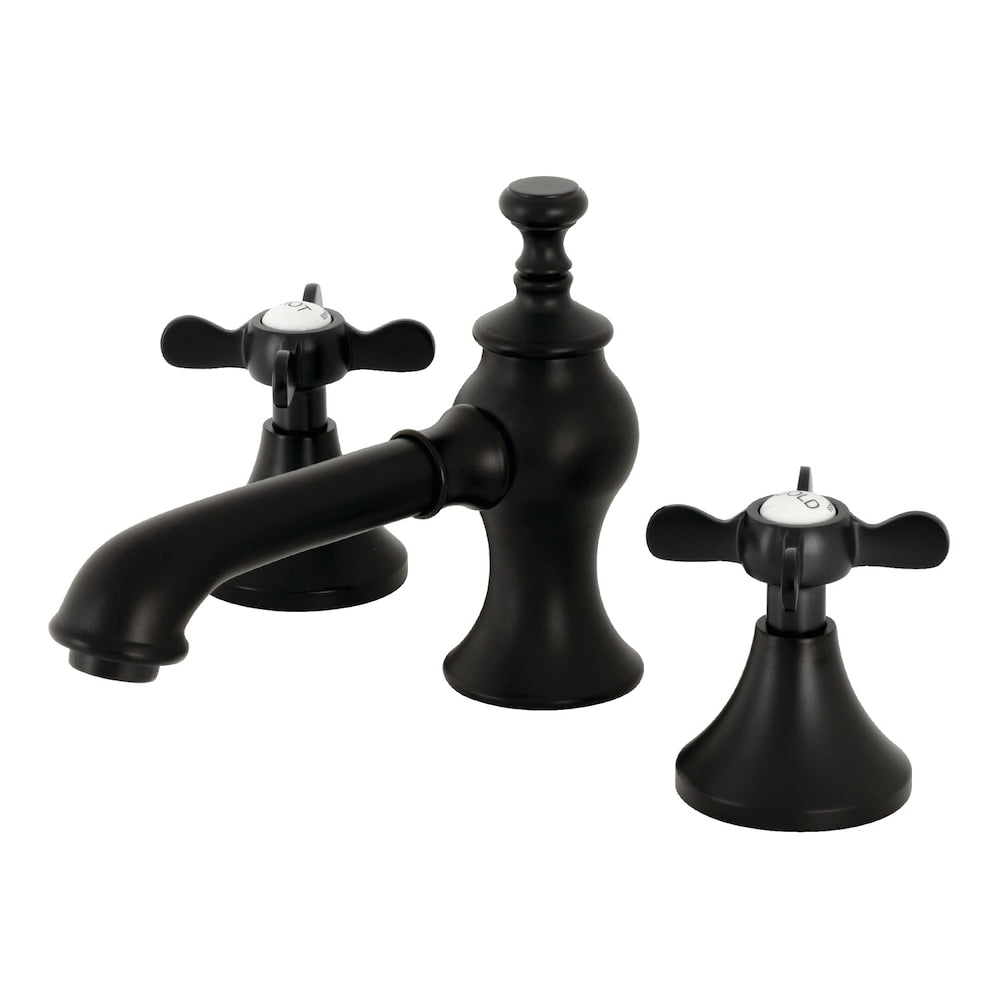Essex 8 inch Widespread 2-Handle Bathroom Faucet in Matte Black