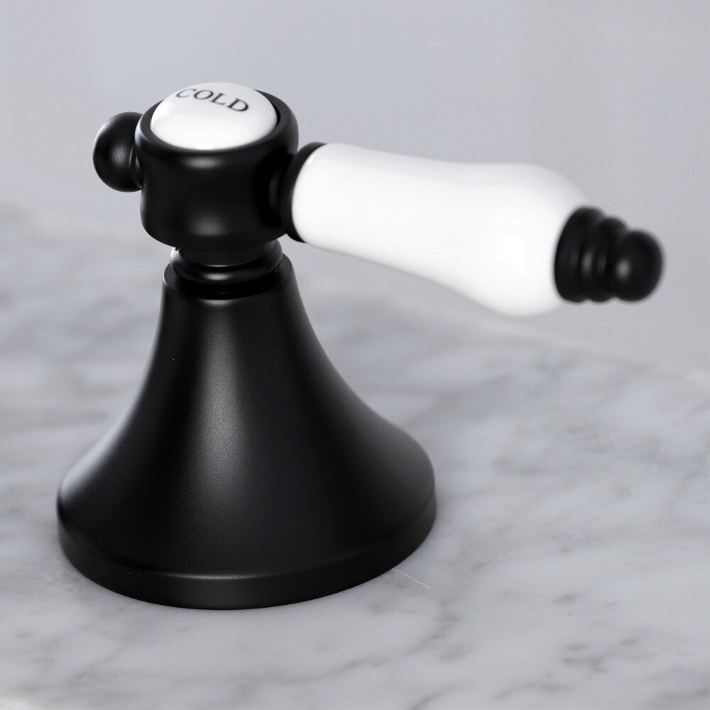 Bel-Air 8 inch Widespread 2-Handle Bathroom Faucet in Matte Black