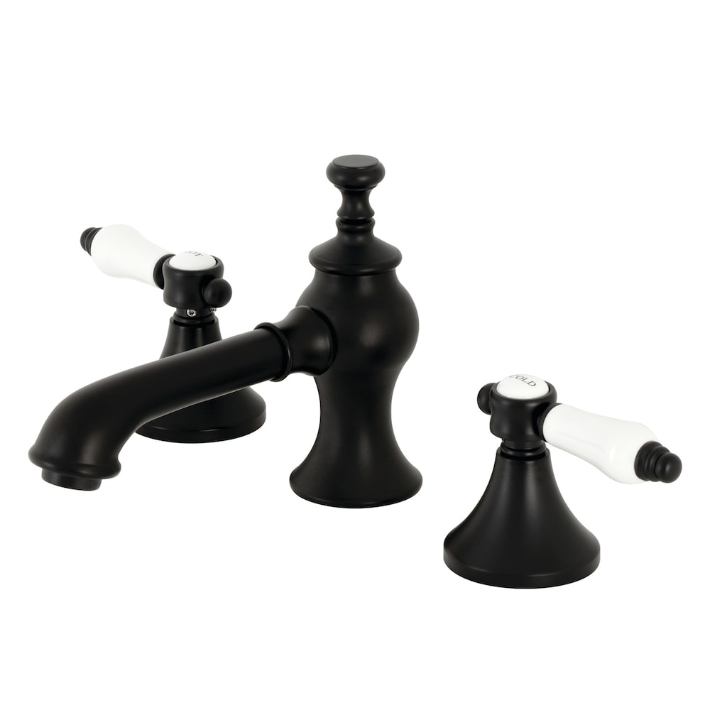 Bel-Air 8 inch Widespread 2-Handle Bathroom Faucet in Matte Black