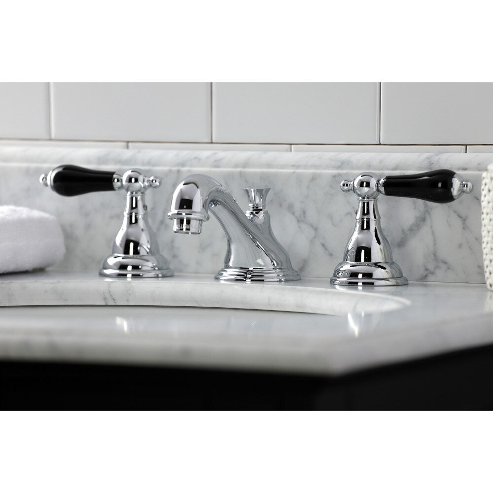 Duchess Porcelain Porcelain Porcelain 8 inch Widespread 2-Handle Bathroom Faucet in Polished Chrome