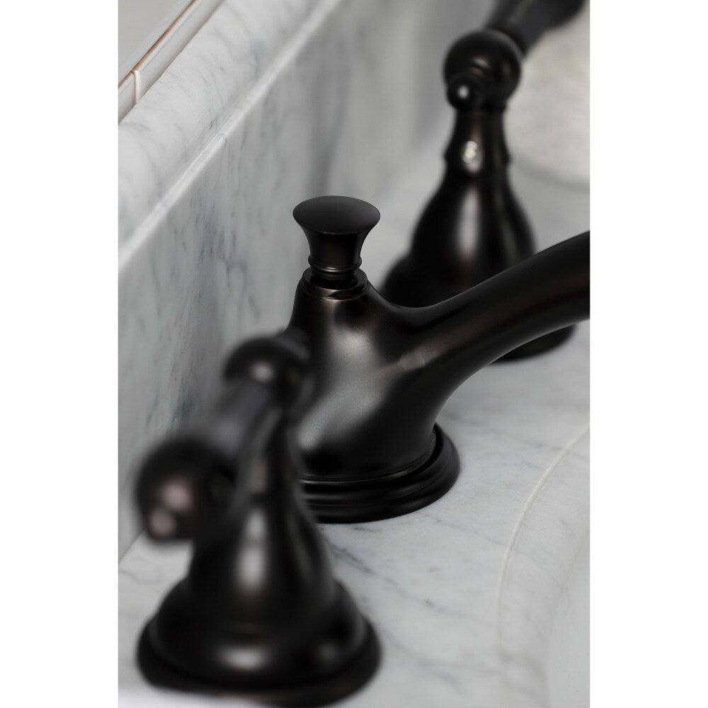 Robinet de salle de bain à 2 poignées en porcelaine de 8 pouces de Duchess en bronze huilé