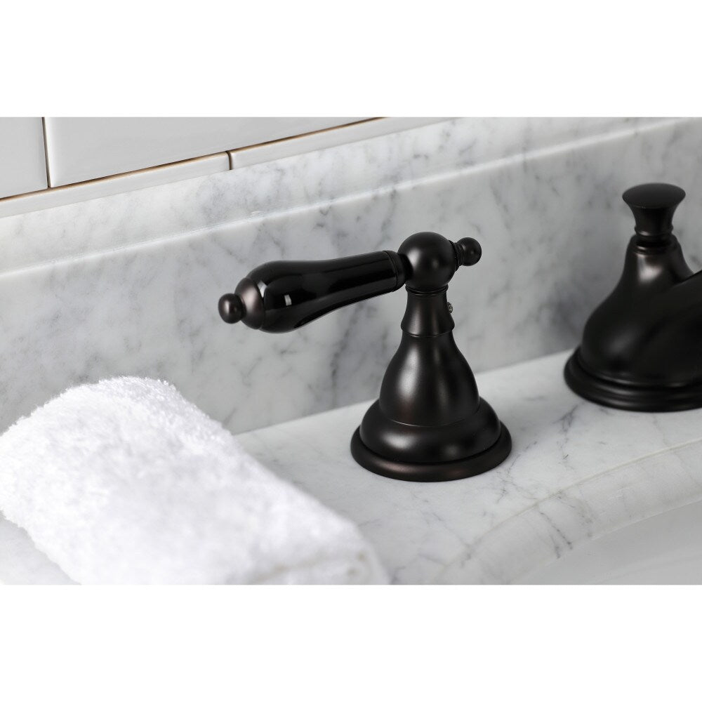 Robinet de salle de bain à 2 poignées en porcelaine de 8 pouces de Duchess en bronze huilé