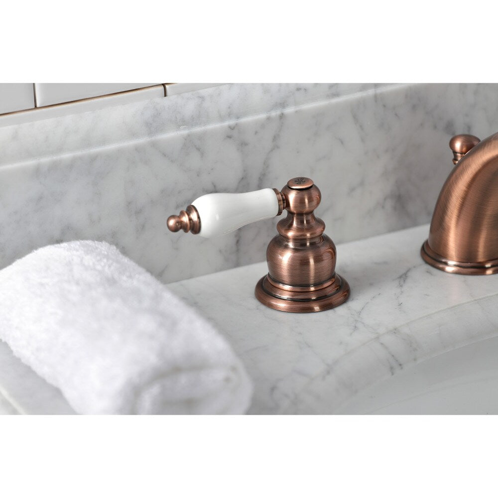 Magellan 8 inch Widespread 2-Handle Bathroom Faucet in Antique Copper