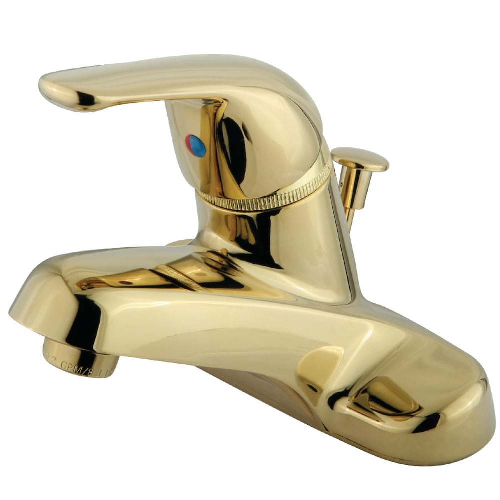 Chatham 4 inch Centerset Single-Handle Bathroom Faucet in Polished Brass