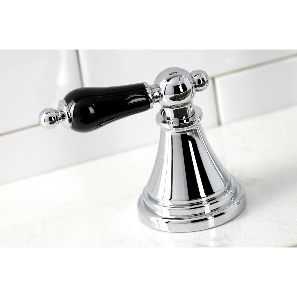 Robinet de cuisine à 2 poignées Duchess avec pulvérisateur latéral en chrome poli