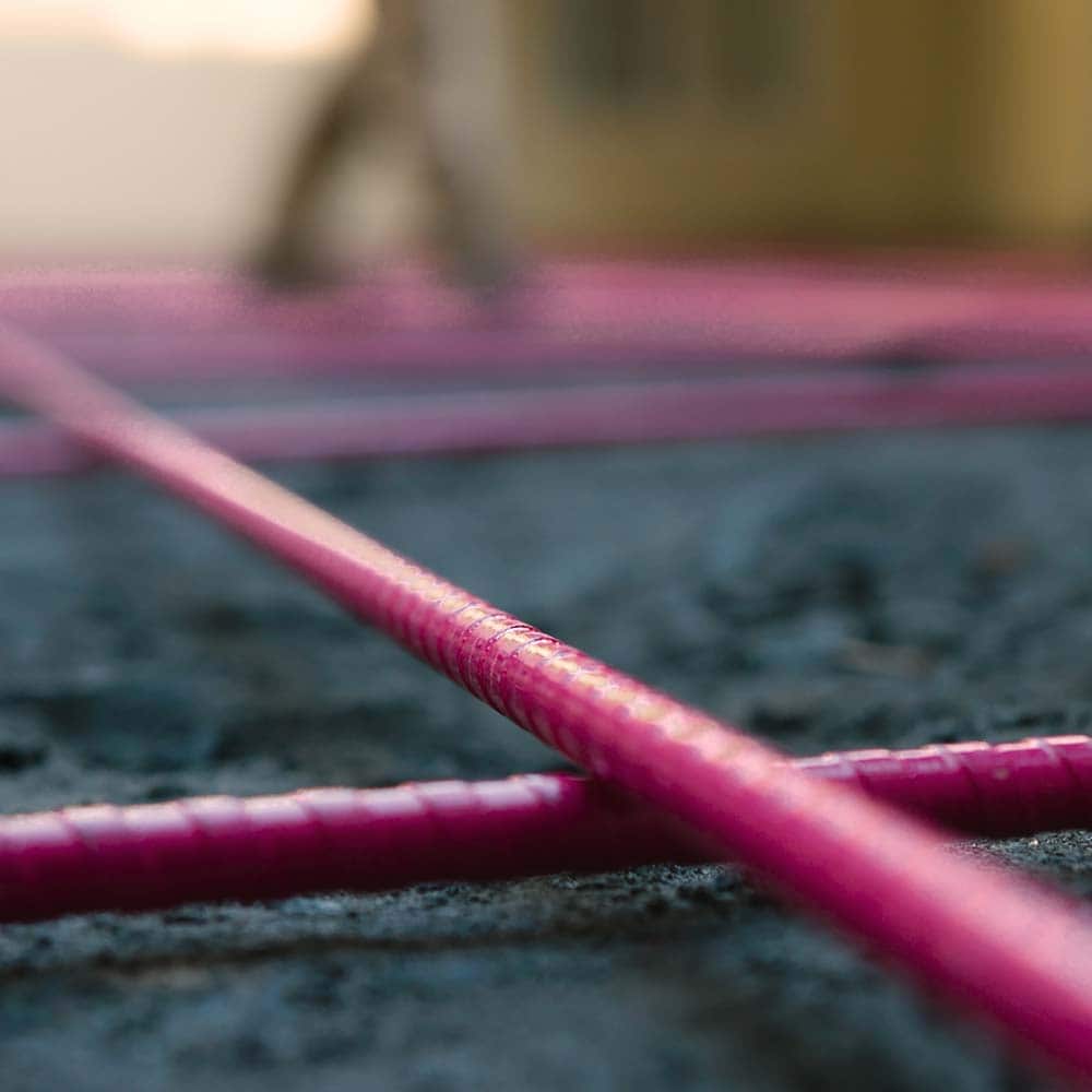 Barre d'armature en fibre de verre PINKBAR+ 15 mm x 4 pi