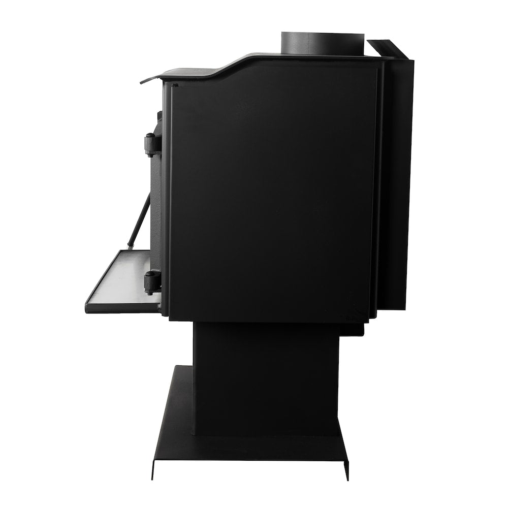 1,800 sq. ft. Wood Stove with Stainless Steel Ash Lip and Blower