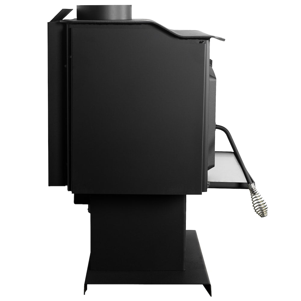 1,800 sq. ft. Wood Stove with Stainless Steel Ash Lip and Blower