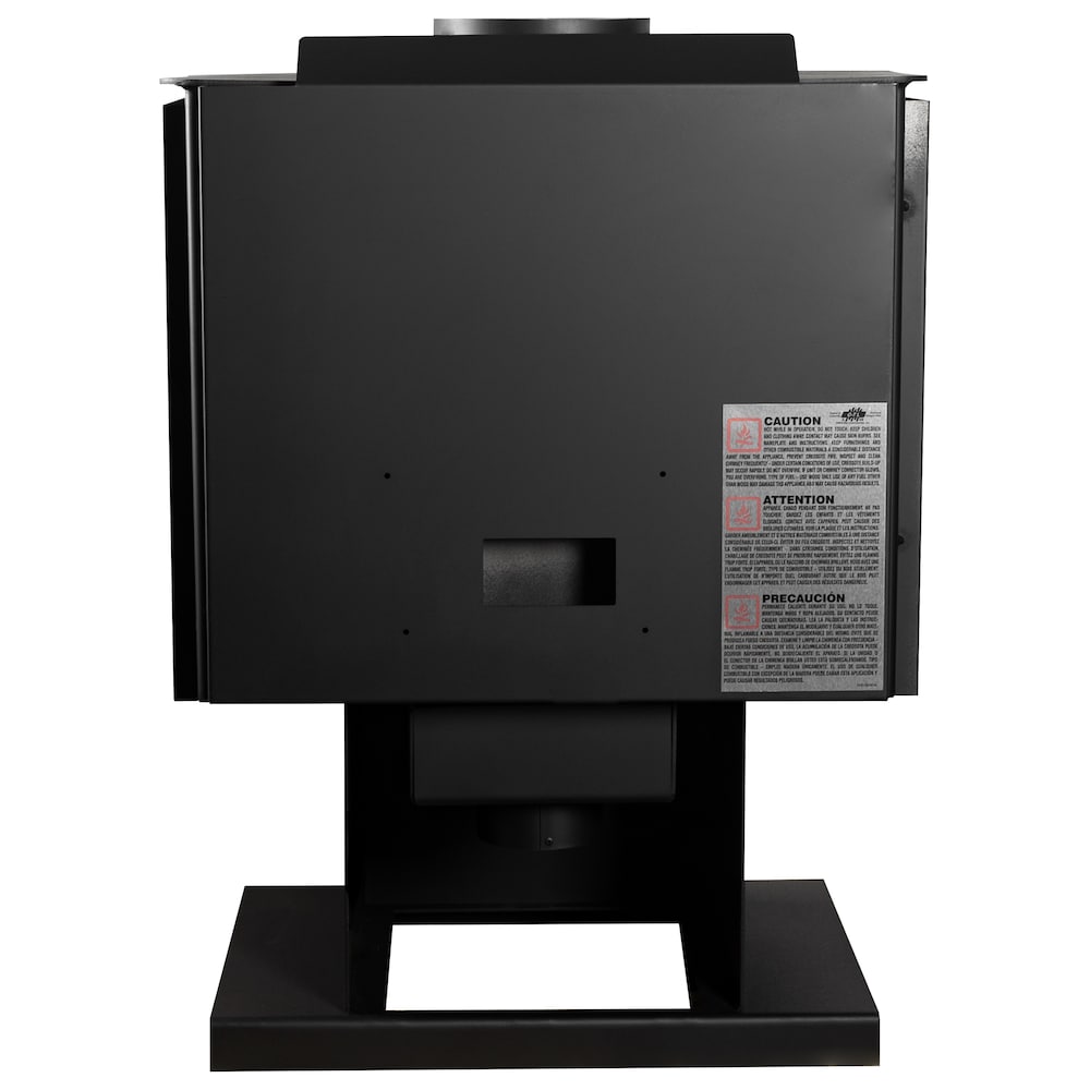 1,800 sq. ft. Wood Stove with Stainless Steel Ash Lip and Blower