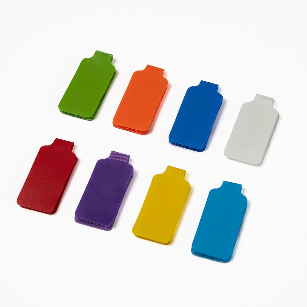 8-Pack Multicolor Cord Labels