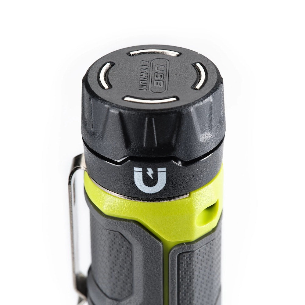 Kit d'éclairage avant pivotant USB au lithium de 625 lumens avec batterie de 2,0 Ah et câble de charge