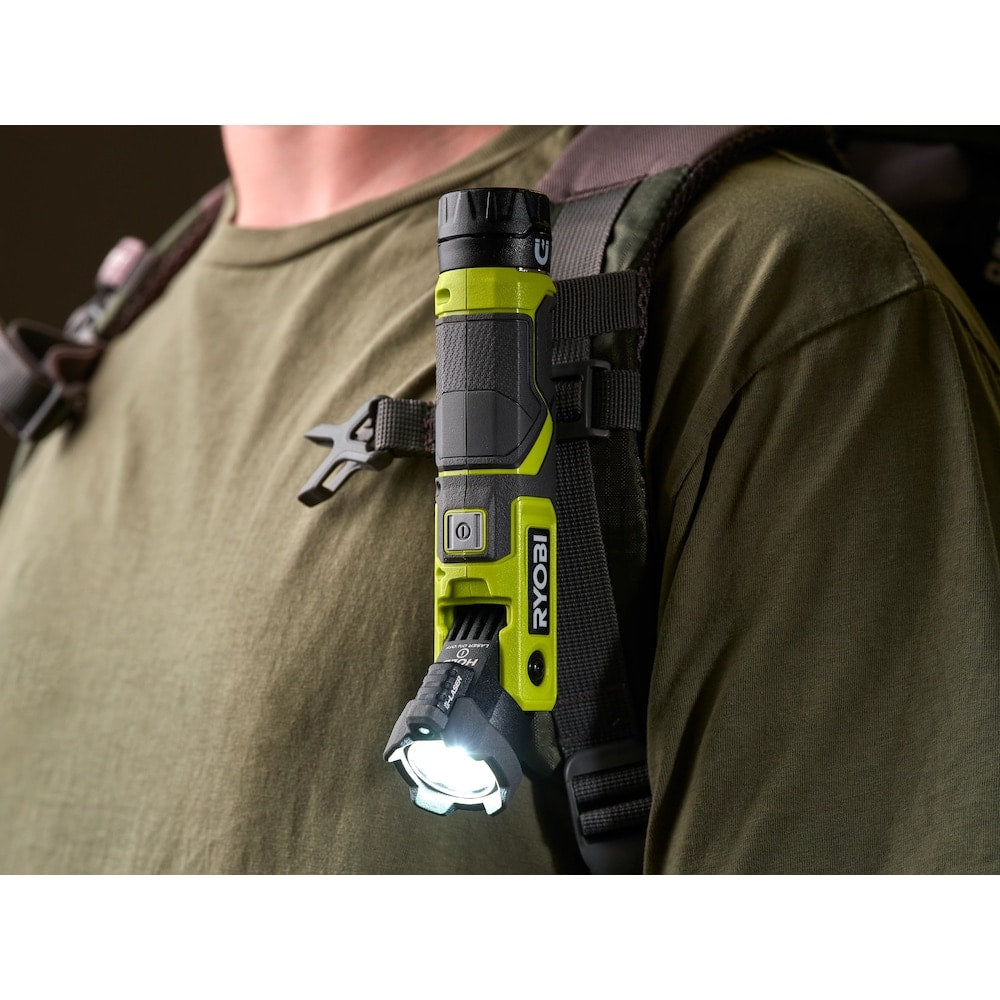 Kit d'éclairage avant pivotant USB au lithium de 625 lumens avec batterie de 2,0 Ah et câble de charge