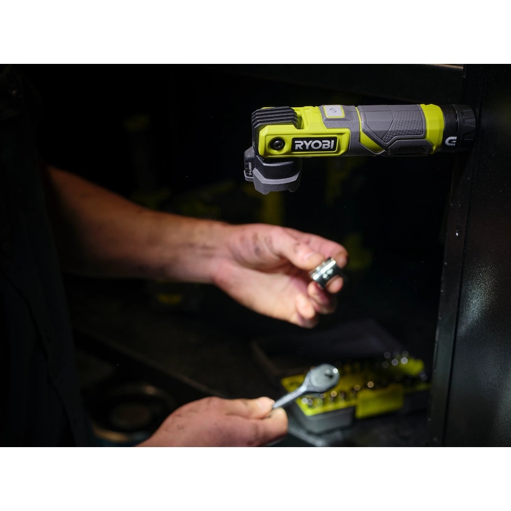 Kit d'éclairage avant pivotant USB au lithium de 625 lumens avec batterie de 2,0 Ah et câble de charge