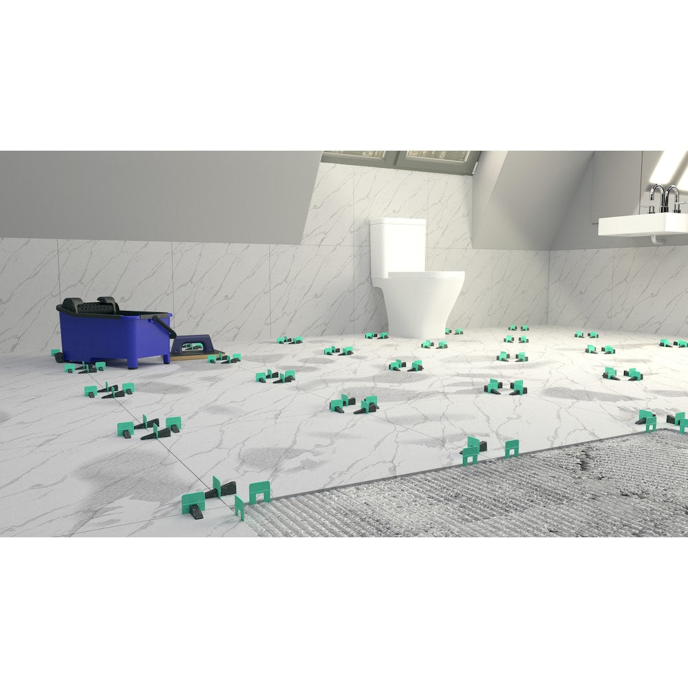 LS CLASSIC - Clips pour carrelage 3 mm (1/8 pouce) - (100 pièces)