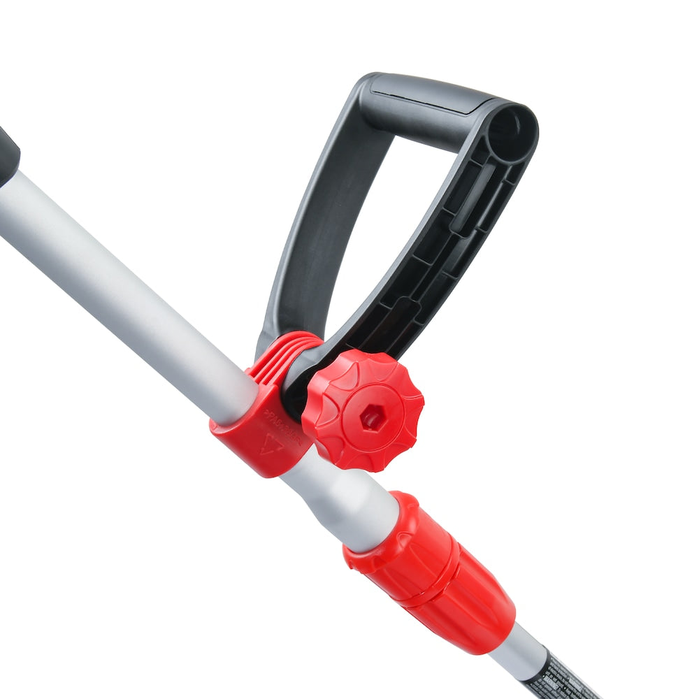 13-inch 4 Amp Corded Electric Multi-Angle Telescoping Pole Grass Trimmer & Edger