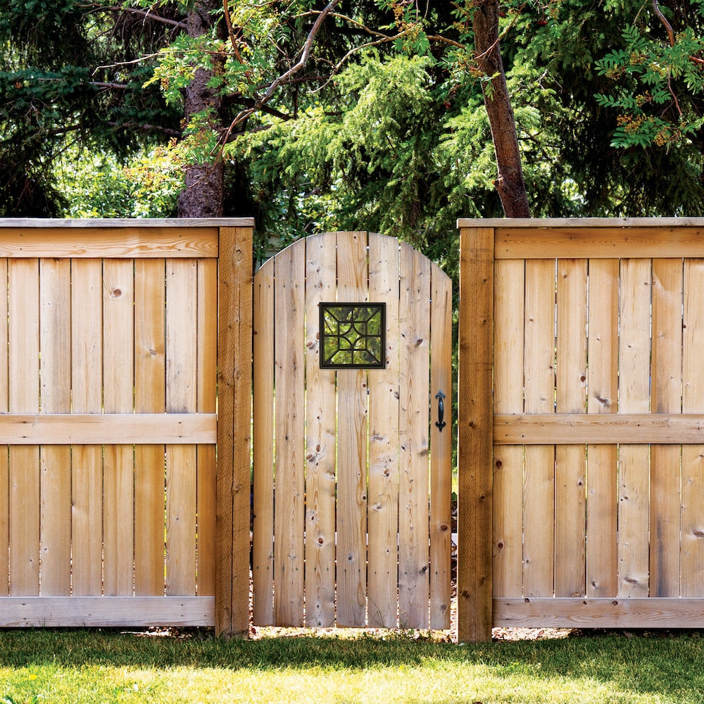 15in x 15in Square Diamond Black Cast Aluminum Fence and Gate Insert 12 Units