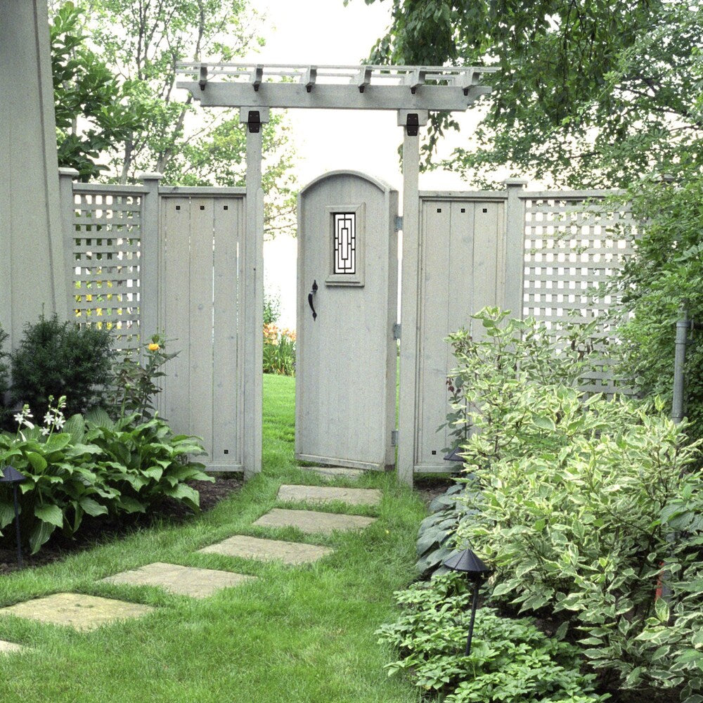 9in x 17in Rectangular Black Cast Aluminum Fence and Gate Insert 12 Units