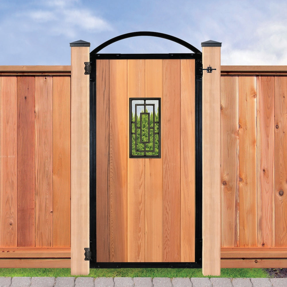 9in x 17in Rectangular Black Cast Aluminum Fence and Gate Insert 12 Units