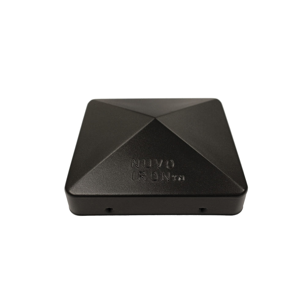 5in x 5in Black Eazy-Cap Patented Pyramid Post Cap 72 Units