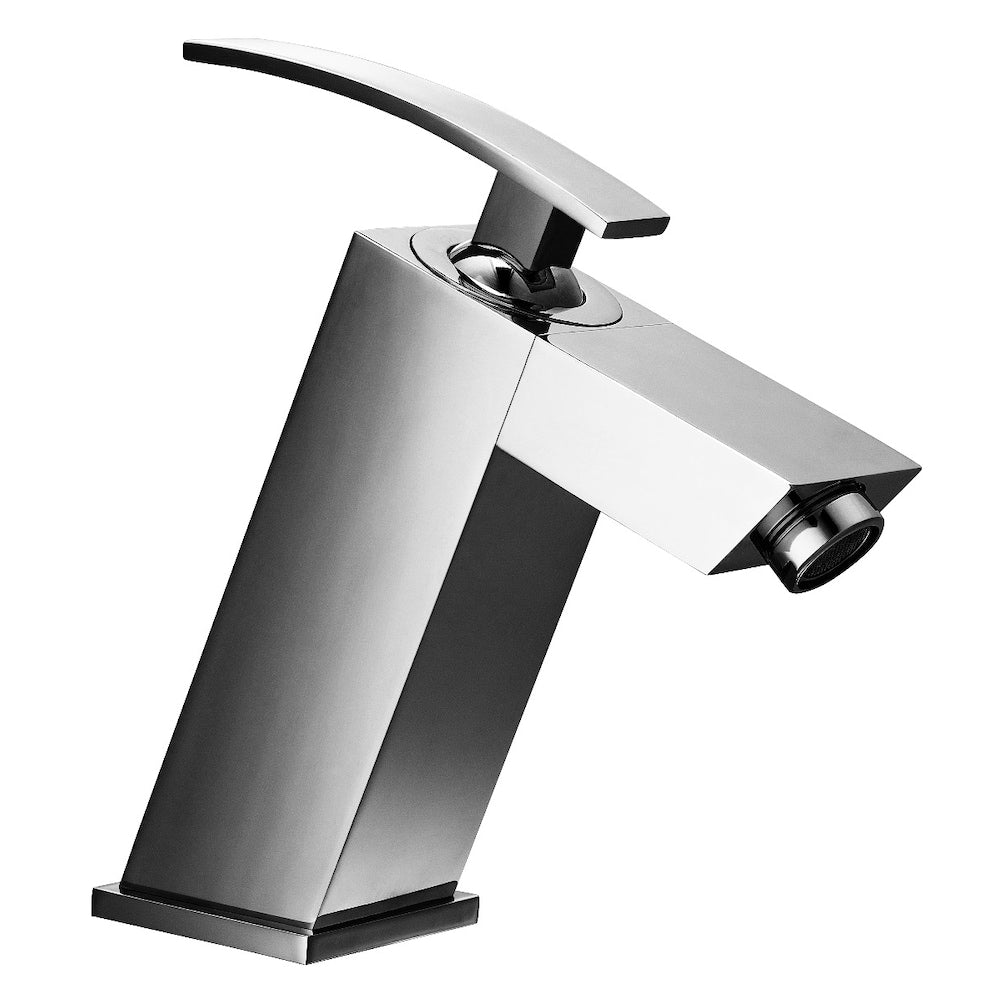 Reno Single Hole Single Handle Bathroom Basin Faucet in Chrome