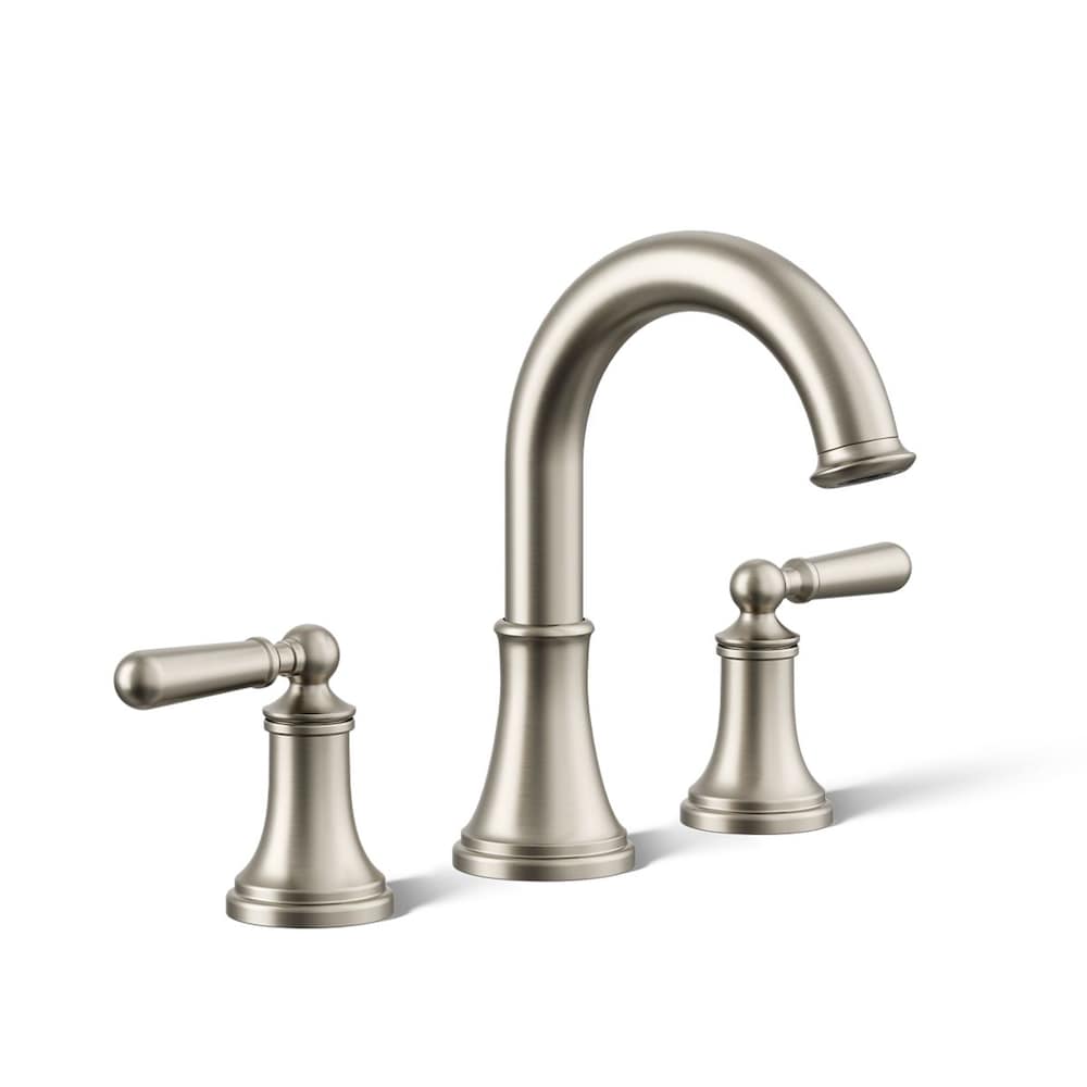Capilano Widespread bathroom sink faucet in Brushed Nickel