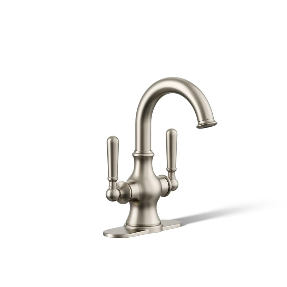 Capilano Monoblock bathroom sink faucet in Brushed Nickel