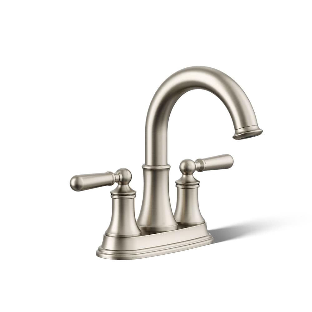 Capilano Centerset bathroom sink faucet in Brushed Nickel
