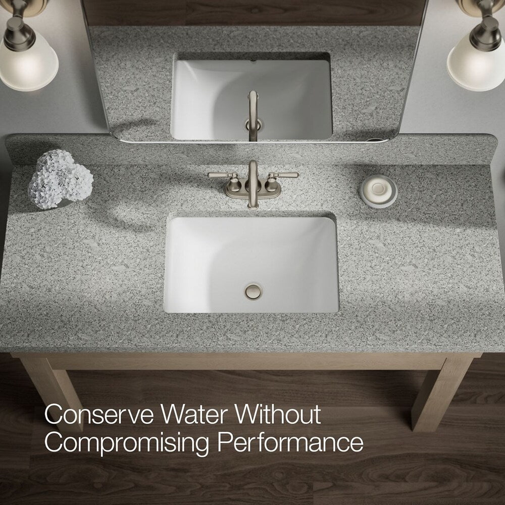 Capilano Centerset bathroom sink faucet in Brushed Nickel