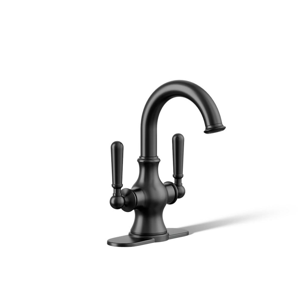 Capilano Monoblock bathroom sink faucet in Matte Black