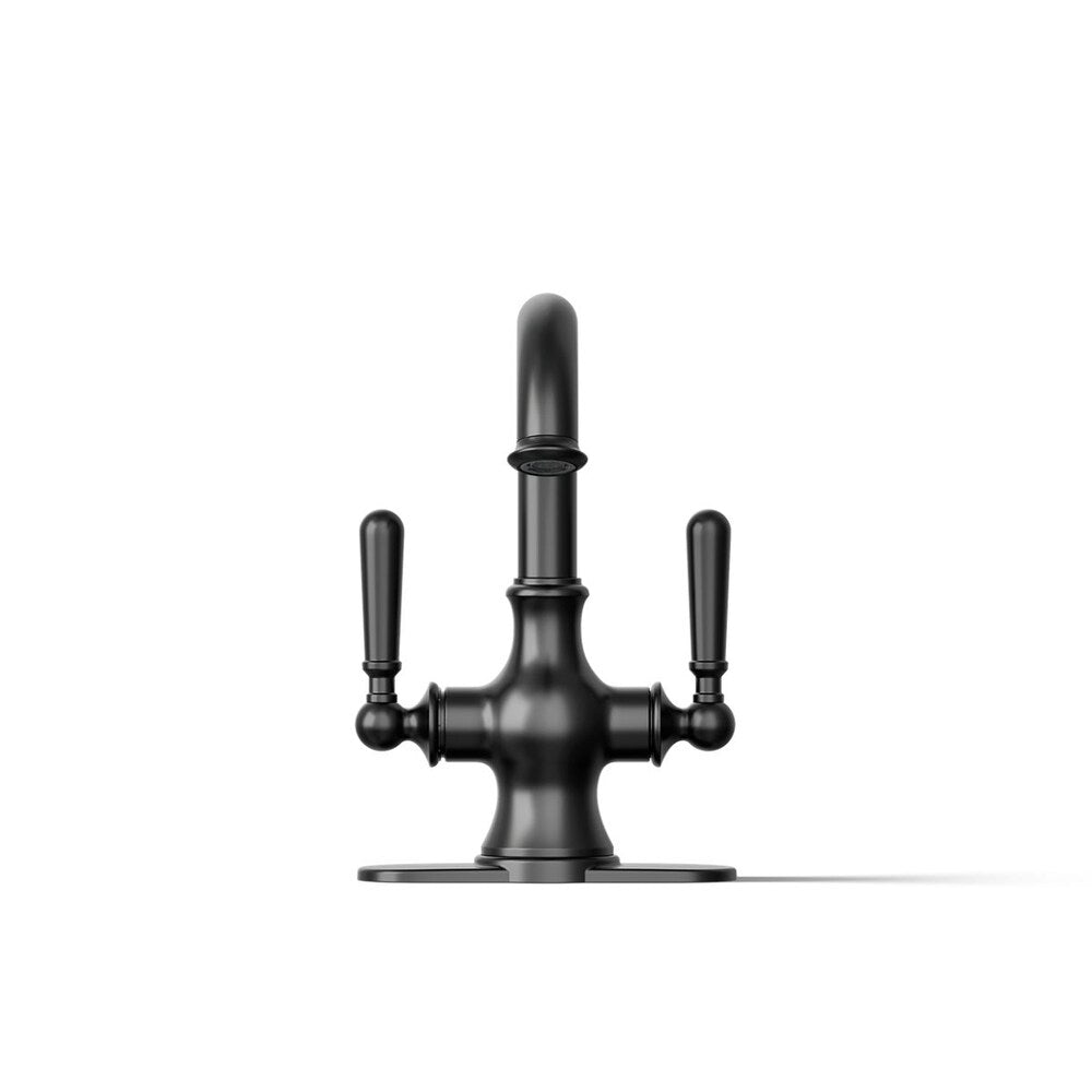 Capilano Monoblock bathroom sink faucet in Matte Black