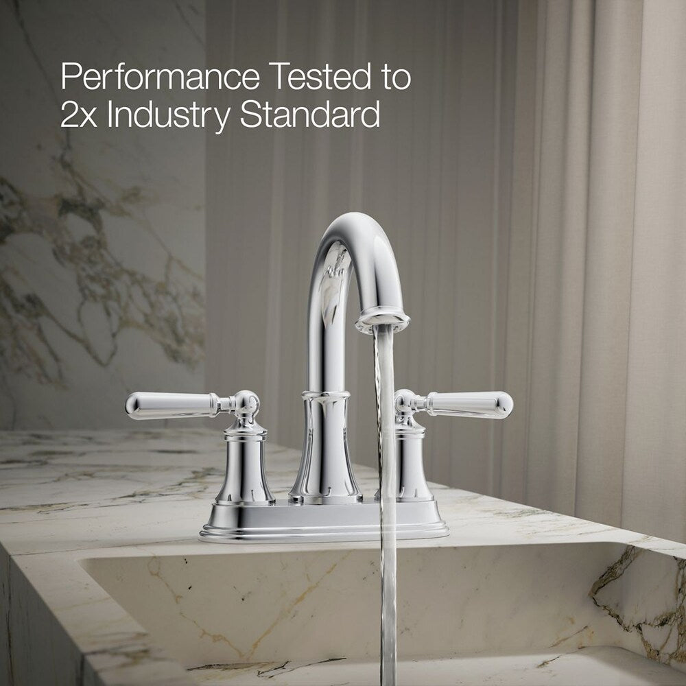 Capilano Centerset bathroom sink faucet in Polished Chrome