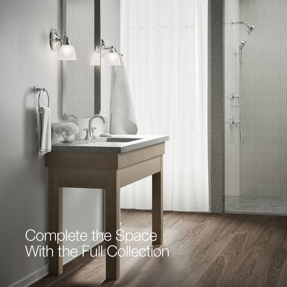 Capilano Centerset bathroom sink faucet in Polished Chrome