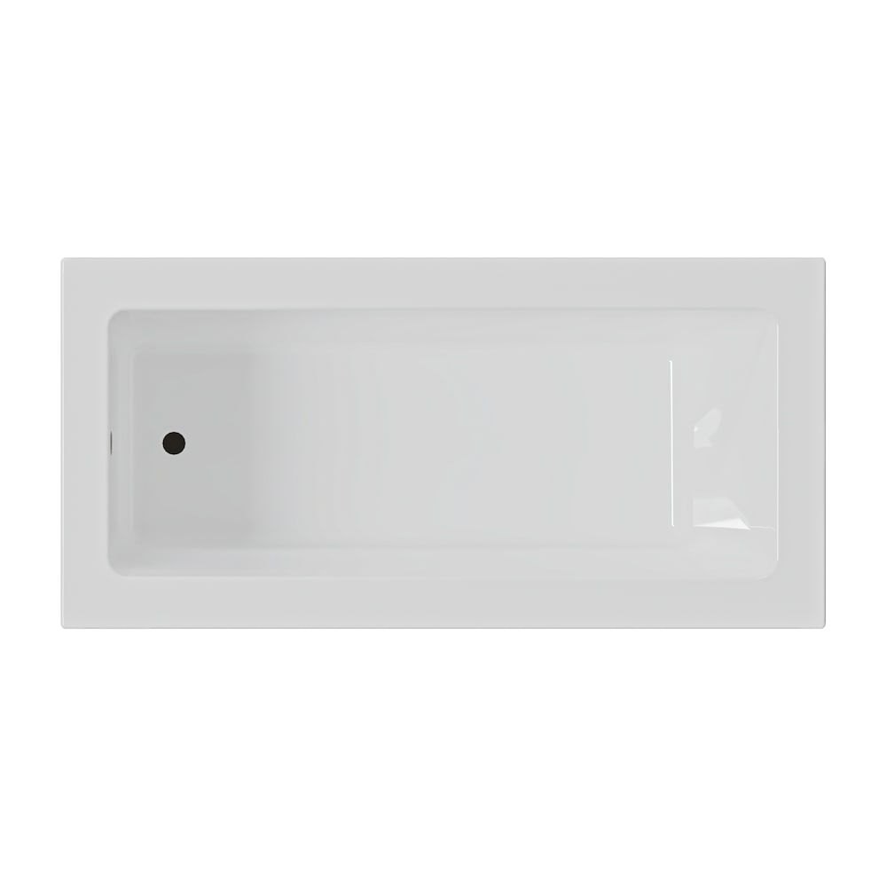 Baignoire encastrée LILY 66 pouces x 32 pouces avec drain décalé