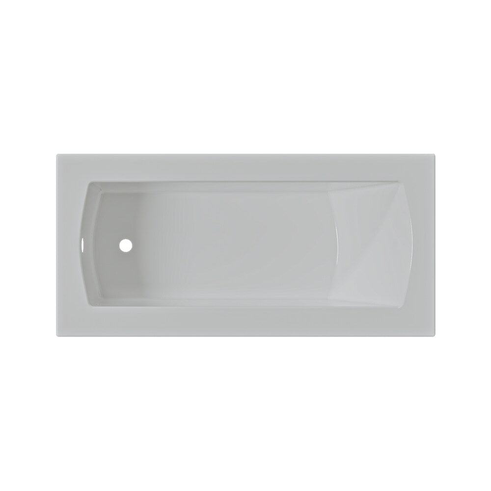 Baignoire encastrée CALLA 66 pouces x 32 pouces avec drain décalé