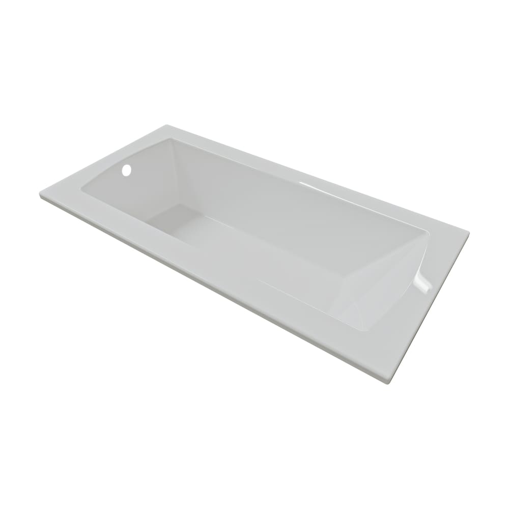 Baignoire encastrée CALLA 72 pouces x 36 pouces avec drain décalé