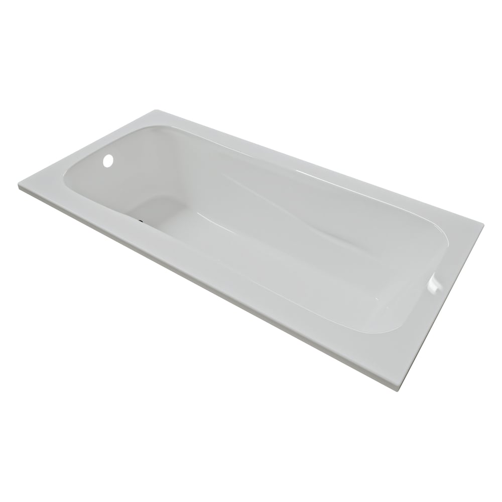 Baignoire encastrée à drain décalé HAZEL 72 pouces x 36 pouces