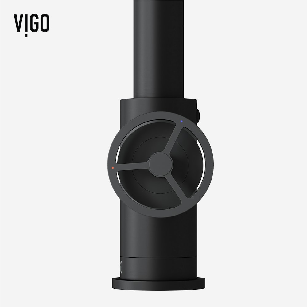 Cass Industrial Single-Handle Bar Kitchen Faucet in Matte Black